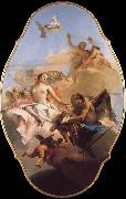 TIEPOLO, Giovanni Domenico An Allegory with Venus and Time painting